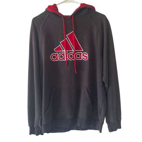 adidas Other - Adidas Red and Black Hoodie